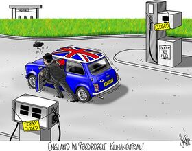 England, Benzin, Fuel, Grossbritannien, Lkw, Brexit, Klima