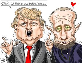 Donald Trump, Putin, Rasputin, Russland, USA, CIA, NSA, Geheimdienst