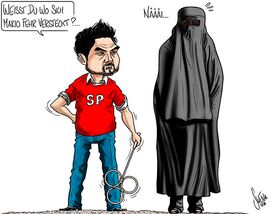 SP, Burka, Burkaverbot, Mario Fehr, Cedric Wermuth