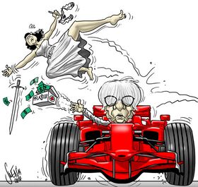 Bernie Ecclestone, Bestechung, Formel 1
