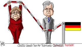 Deutschland, Merkel, Seehofer, CDU, CSU, Flüchtlinge, Obergrenze