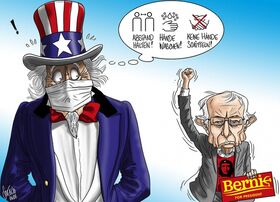 USA, Bernie Sanders, Uncle Sam, Joe Biden, Demokraten Democrats