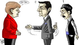 Tsipras, Merkel, EU, Griechenland, Deutschland, Sparpaket, Grexit, Eurokrise