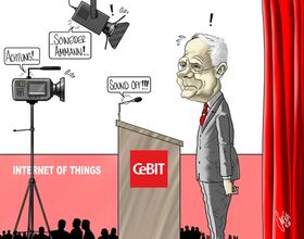 CEBIT, Internet of things, Internet der Dinge, Schneider-Ammann