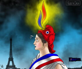 France, Frankreich, Macron, Le Pen, Ensemble, RN, Rassemblement national, Marianne