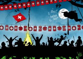 Nationalfeiertag, Schweiz, Gallien, Trump Zoelle