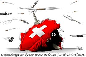 Kriminalitaet, Gewalt, Schweiz