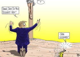 Donald Trump, Attentat, Darth Vader, Gott, Teufel, Himmel, Hölle, Heiland, Märtyrer, USA