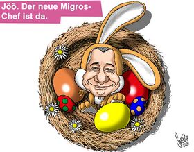 Fabrice Zumbrunnen, Migros, Ostern, Hasen