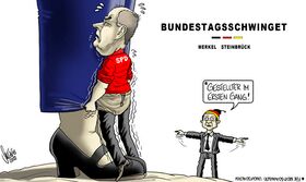 Deutschland, Merkel, Steinbrück, Bundestagswahl