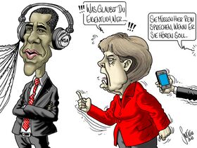 NSA, Angela Merkel, USA, Obama, Spionage, Abhörskandal