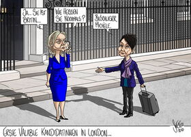 Liz Truss, England, UK, Premierministerin, prime minister, Grossbritannien, Downing street, SVP, Michele Bloechliger