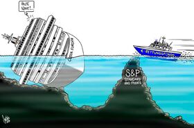 Standard and Poor's, Euro, Costa Concordia