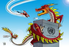 China, Uiguren, Hongkong, Drache, Menschenrechte