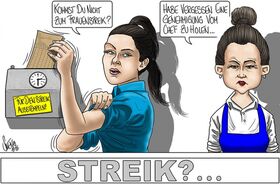 Streik, Frauenstreik, Schweiz, Gleichberechtigung, Lohngleichheit