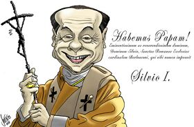 Papst, Berlusconi