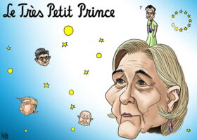 Le petit prince, Macron, France, Der kleine Prinz, Le Pen, Mélenchon, Barnier