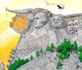 Mount Rushmore, Trump, USA, Denkmal