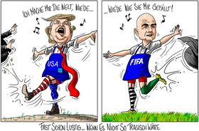 Donald Trump, James Comey, FBI, USA, FIFA, Gianni Infantino, Ethik, Korruption