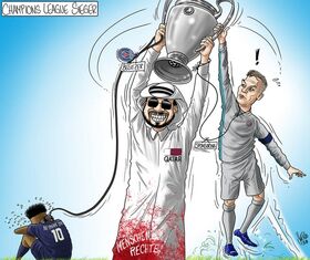 Champions League, Bayern Muenchen, Paris St. Germain, Fussball, Qatar, Human rights