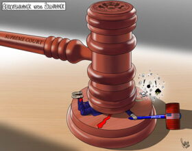 Zoelle, Trump, Zollhammer, Supreme Court, Gericht, Justiz, USA, President, Wirtschaft