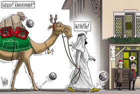 Weihnachten, Weihnachtsmarkt, Qatar, Fussball, WM