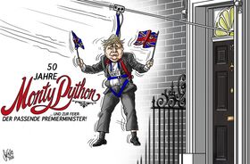 Boris Johnson, England, Grossbritannien, Brexit, Prime minister, Monty Python