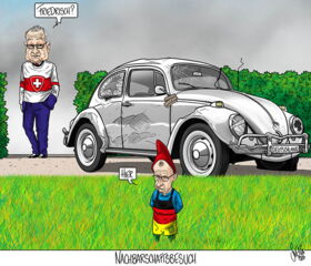 Schweiz, Deutschland Merz, Parmelin, Wirtschaft, Nachbar