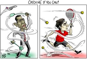 Federer, Obama, Snowden, Catch me if you can