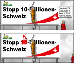 Schweiz, Geburtenrückgang, Geburten, Demografie, SVP, 10-Millionen-Schweiz