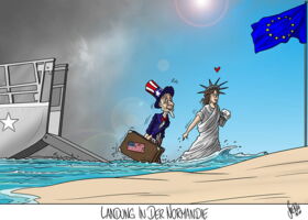 D-Day, USA, Trump, Liberty, Uncle Sam, EU, Normandie, Europa, Freiheit