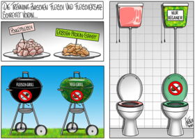 Fleisch, Vegi, Vegi Burger, Fleischersatz, planted chicken, Grill, WC