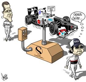 Sergio Perez, Sauber, Michael Schumacher, Mercedes, Formel 1, Mc Laren