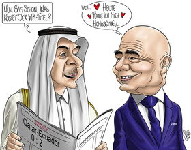 Infantino, Fussball, WM, Qatar, Katar, FIFA, Korruption, Al Thani