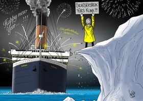 Silvester, Neujahr Greta, Titanic, 2019, 2020, Klima, Klimastreik
