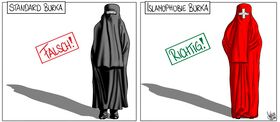 Tessin, Burka