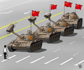 China, Ueberwachung, Orwell, 1984, Tiananmen