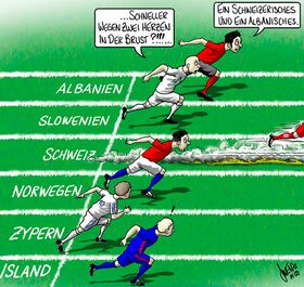 Fussball, Schweiz, WM-Qualifikation, Brasilien