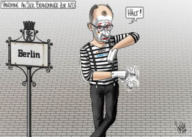 Deutschland, CDU, AfD, Brandmauer, Kanzler, Merz, Friedrich Merz, Pantomime