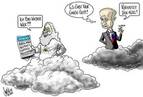 Putin, Gott, Russland