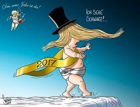 Silvester, Neujahr, Jahreswechsel, 2017, Fakenews, Trump