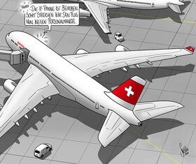 Swiss, Skyguide, Flugverkehr, Flughafen, Schweiz, Zuerich, Flugpersonal