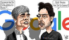 Google, EU, Klage, Busse, Google shopping, Marktmissbrauch, Internet, online, Sergey Brin, Larry Page