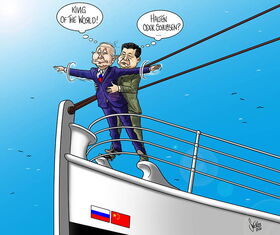 Putin, Xi, China, Russland, Ukraine, Titanic