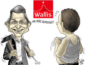 Wallis, Valais, Ins Herz gemeisselt, Werbung