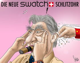 Swatch, Uhr, Hayek, China, Werbung